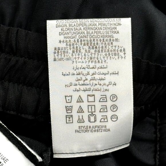 BCBG Maxazria Romper Women M Black Satin Button Long Sleeve Gothcore Evening - Picture 11 of 11